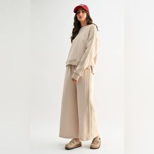 Camilla Cream Pants Set